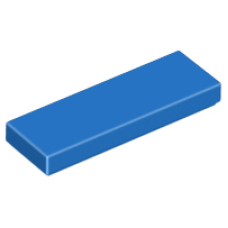 LEGO 63864 Blue Tile 1 x 3 37294*